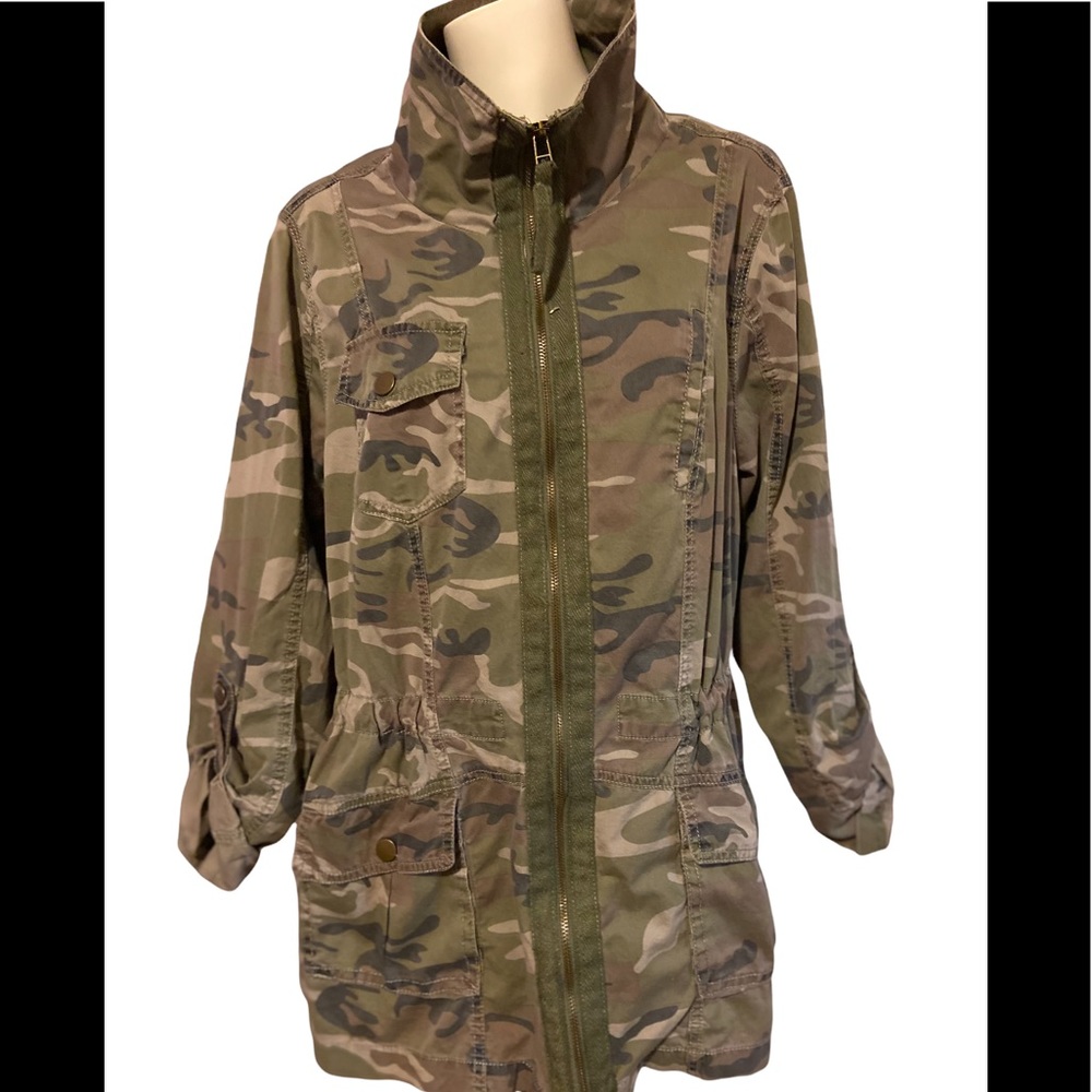 Ashley by 26 Outerwear, Camo Jacket, Sz 1X